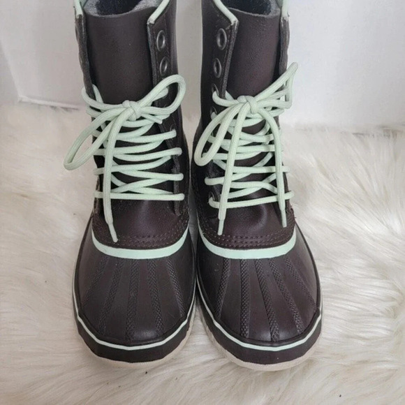SOREL Premium Waterproof Snow winter Blizzard Boot  Snowglobe Women's sz 6 - Picture 4 of 9